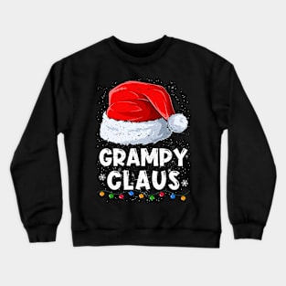 Grampy Claus Christmas Santa Family Matching Pajama Crewneck Sweatshirt